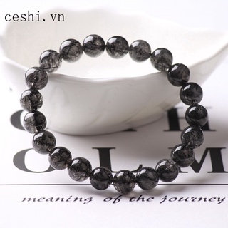 Natural black crystal bracelet