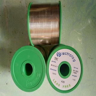 Cuộn thiếc hàn Electroloy 1kg dây 1.2 - 1.6mm