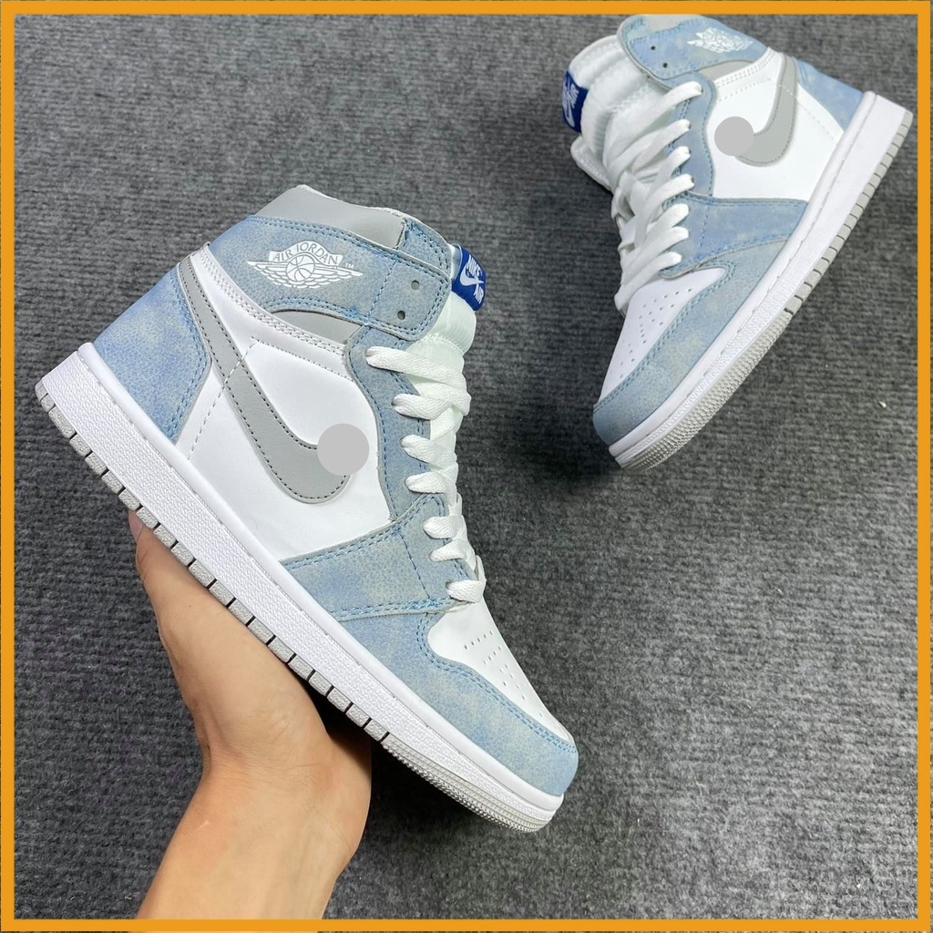 Giày Thể Thao Sneaker 𝗝𝗼𝗿𝗱𝗮𝗻 Hyper Royal Cao Cổ - Giày 𝗝𝗼𝗿𝗱𝗮𝗻 Hyper Royal Cổ Cao Nam Nữ Màu Xanh Nỉ Full Box