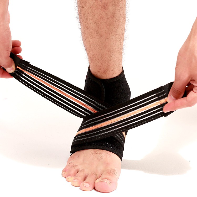 1 cái băng quấn cổ chân sọc giữa vải thun chuyên dụng,Giảm thiểu chấn thương vùng cổ chân (sơ mi) trong các môn thể thao