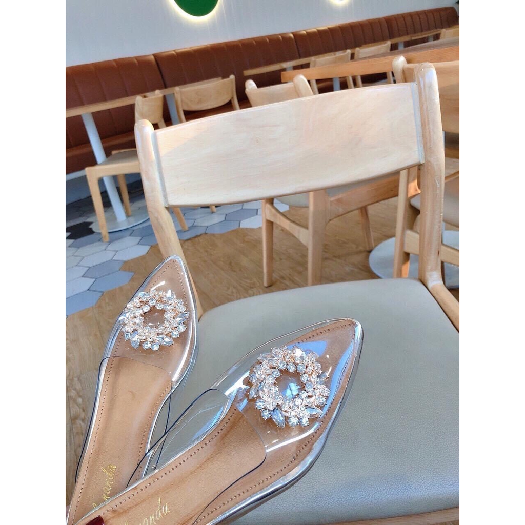 Dép sục nguyệt quế chất mika cao cấp êm chân A18 | BigBuy360 - bigbuy360.vn