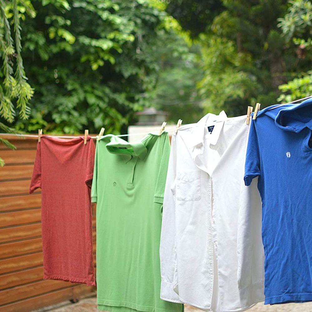 NICKOLAS Dây Phơi Quần Áo Gắn Tường Bằng Thép Không Gỉ Có Thể Thu Gọn