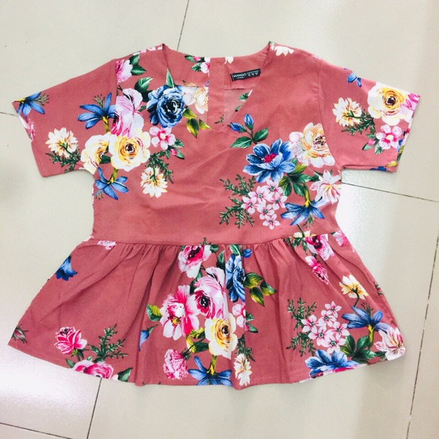 Áo Baby Doll hoa
