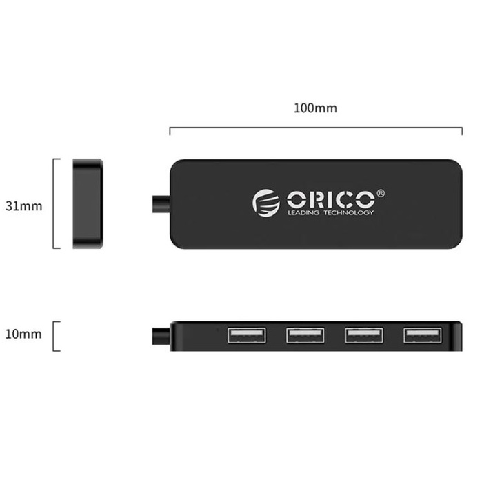 Bộ chia Usb 2.0 4 cổng ORICO FL01 - Bảo Hành 12 tháng