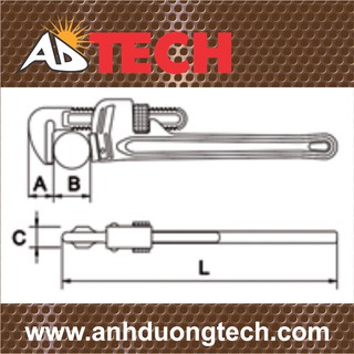 Mỏ lết răng 10 inch Ega Master 61044