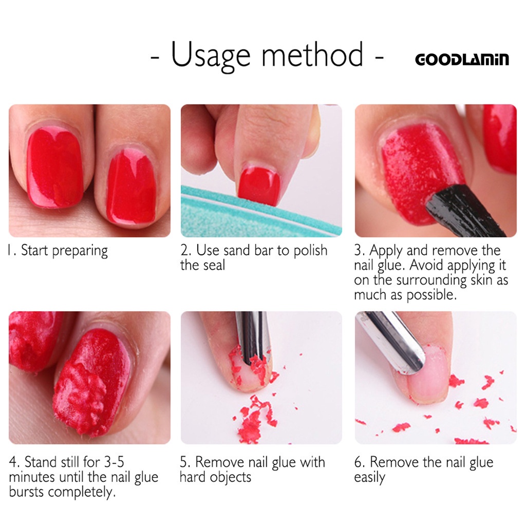 Nước phá gel Vini chính hãng  chỉ 2 phút tháo được lớp gel không cần ủ như cách truyền thống