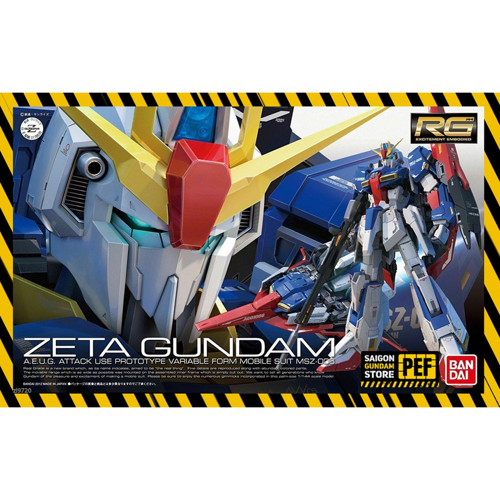 MÔ HÌNH LẮP RÁP RG ZETA GUNDAM