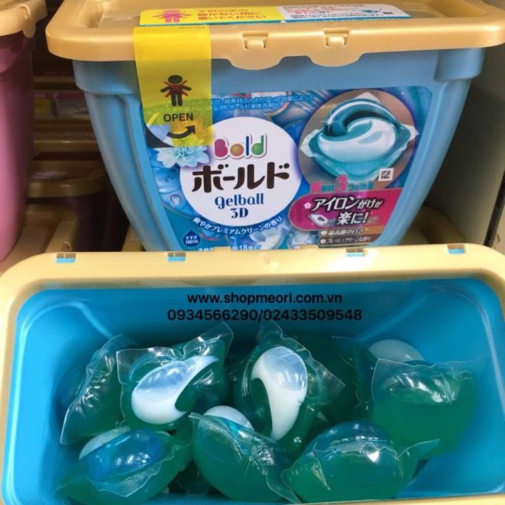 Hộp Viên Giặt GelBall 17v - Nhật