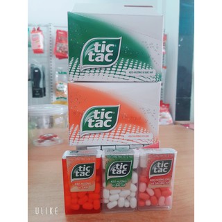 Kẹo ngậm hương dâu, cam, bạc hà tictac