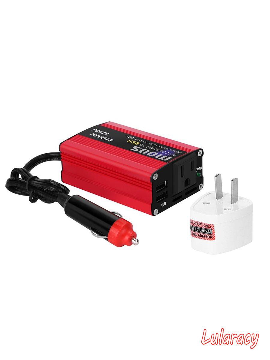 Bộ Chuyển Đổi Nguồn Điện 500w Dc Sang Ac Dc 12v Sang 110v 220v Ac Cho Xe Ô Tô | BigBuy360 - bigbuy360.vn