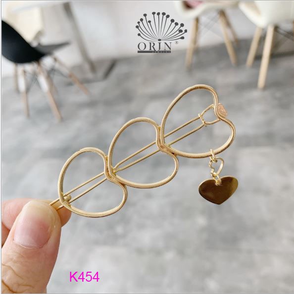 [Mã FAGOGO giảm 12% đơn 99K] Kẹp tóc kim loại thời trang Orin K454 K455 K456 K457 | BigBuy360 - bigbuy360.vn