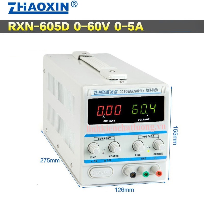 Máy cấp nguồn Zhaoxin RXN605D RXN-605D 5A 60V