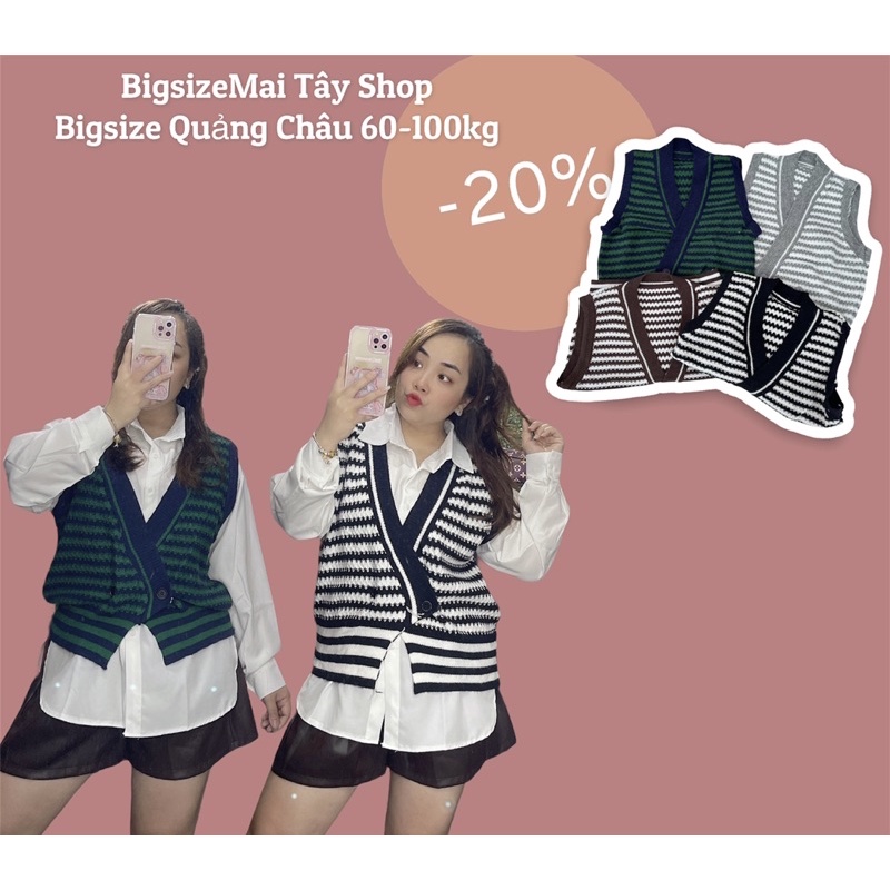 Áo Len gile kẻ chéo hàng loại 1  ( gile bán rời )
