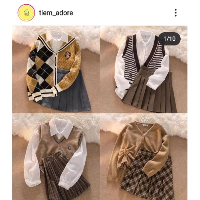set váy áo oder