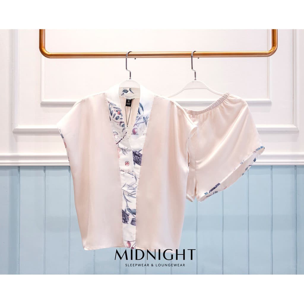 Đồ ngủ mặc nhà Set ngắn viền hoa - Midnight Sleepwear | BigBuy360 - bigbuy360.vn