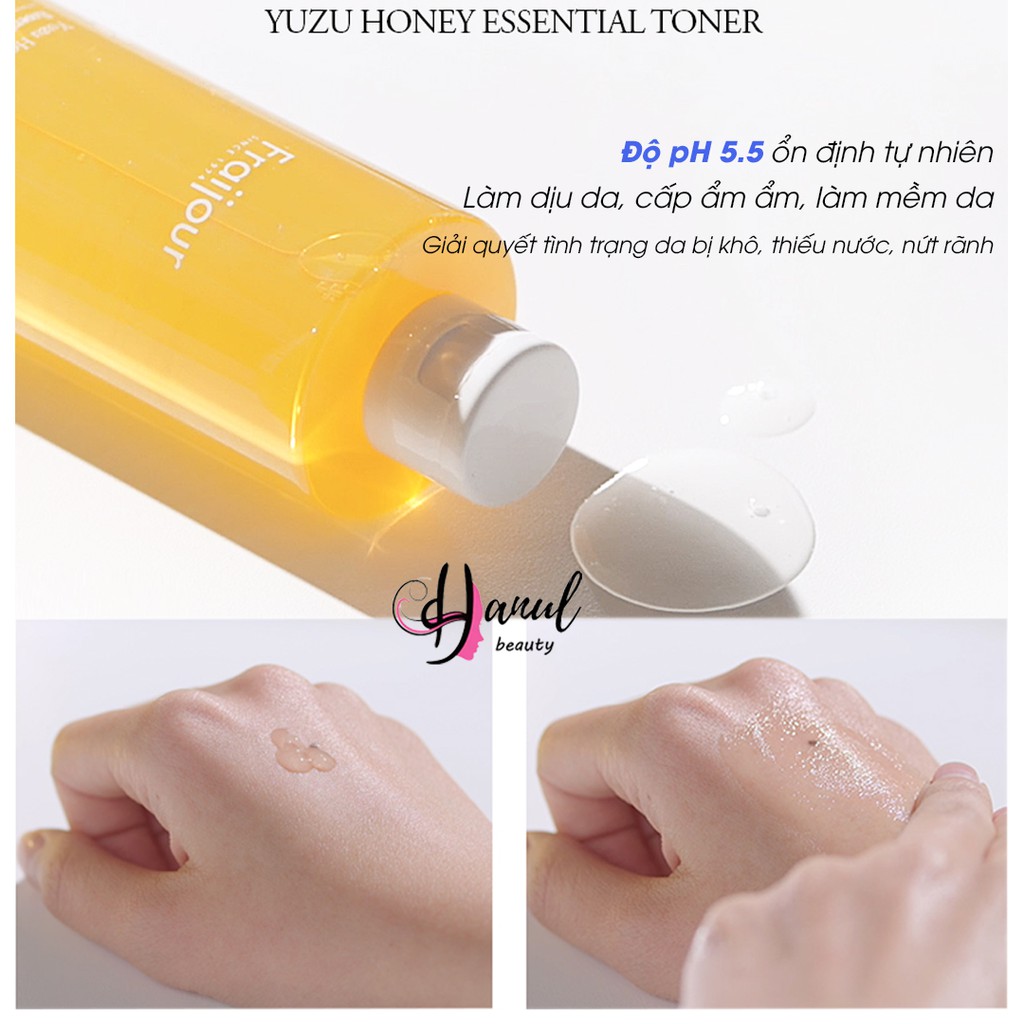 Toner FRAIJOUR dưỡng sáng da Yuzu Honey Essential Toner 250ml