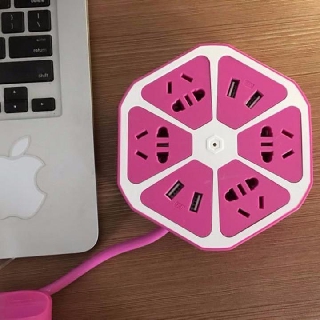 Ổ điện 2 cổng USB và 5 ổ chấu