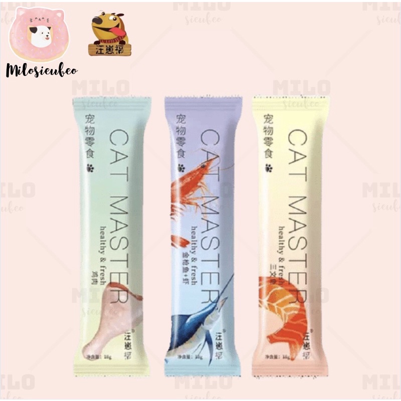 Súp Thưởng Cat Master Cho Mèo - 18G🐱