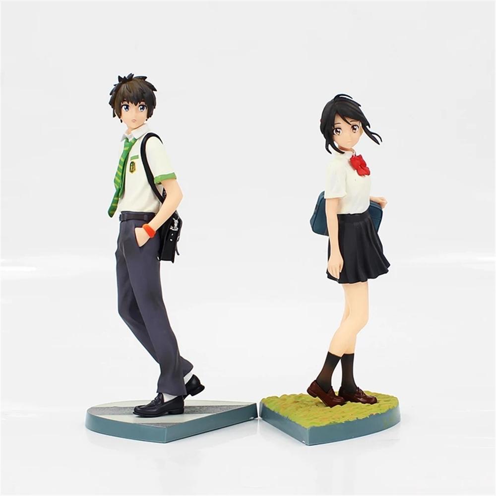 Set 2 Mô Hình Đồ Chơi Nhân Vật Miyamizu Mitsuha Trong Phim Hoạt Hình &quot;Your Name&quot;