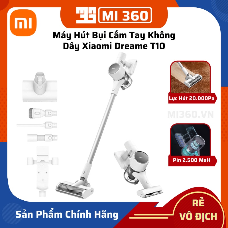 Máy Hút Bụi Cầm Tay Không Dây Xiaomi Dreame T10 Chính Hãng