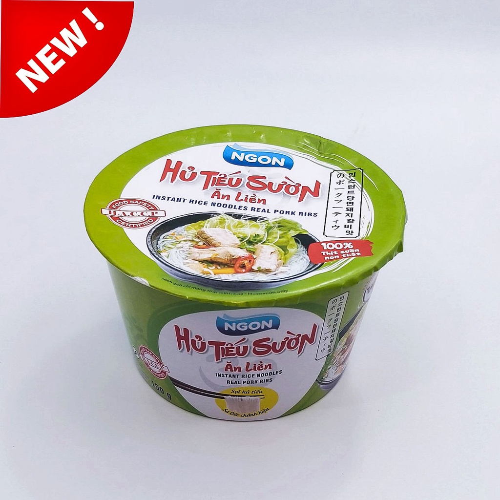 Mì ăn liền, phở ăn liền, hủ tiếu ăn liền Combo 6 có thịt thật, riêu cua thật | BigBuy360 - bigbuy360.vn