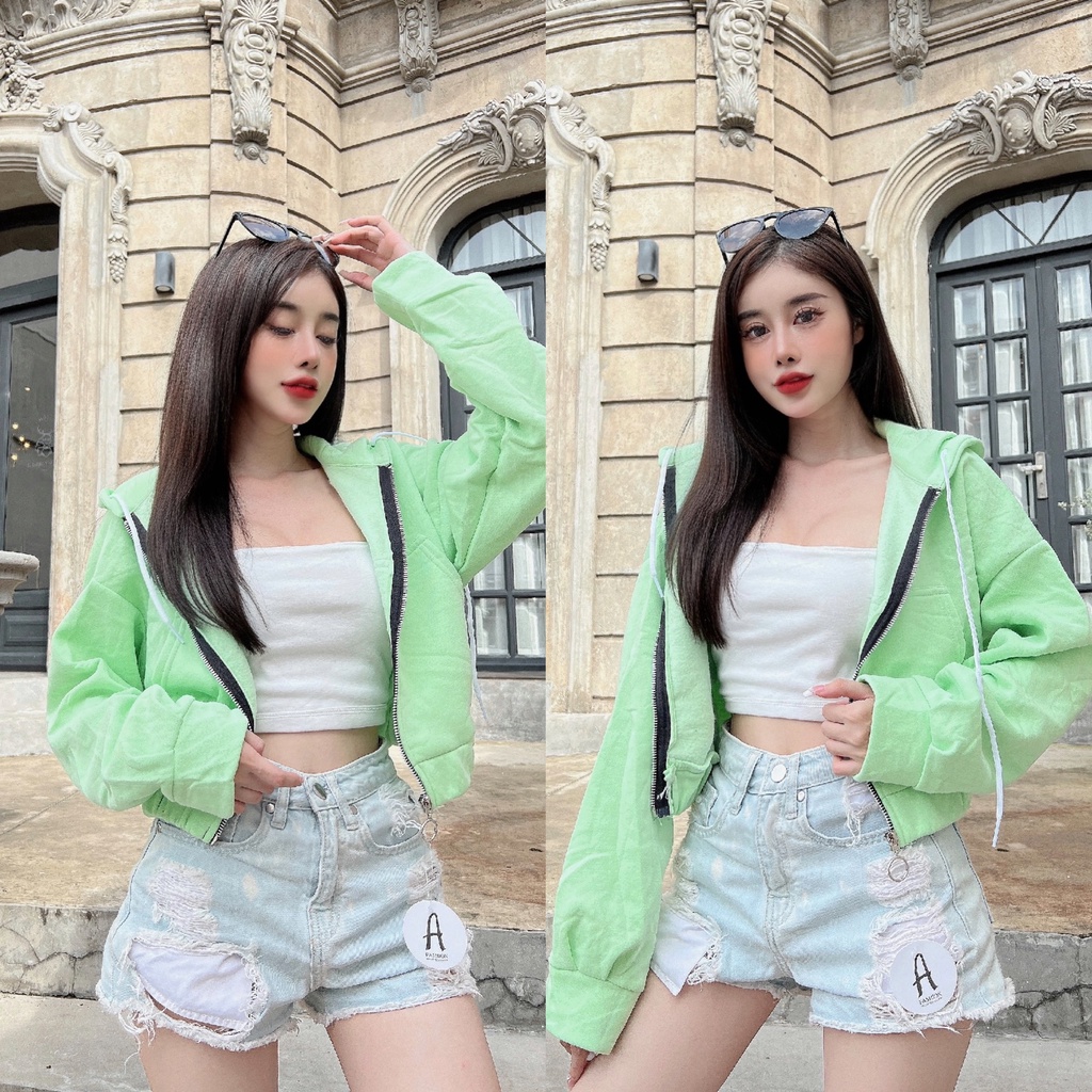 Áo Khoác Chống Nắng Chất Liệu Nỉ Công Ty Trơn 02 Túi Siêu To Đựng Cả Thế Giới Mẫu Khoát Có Nón Tiện Lợi Đi Nắng Đi Mưa