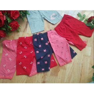 Quần legging lửng bé gái tổng hợp