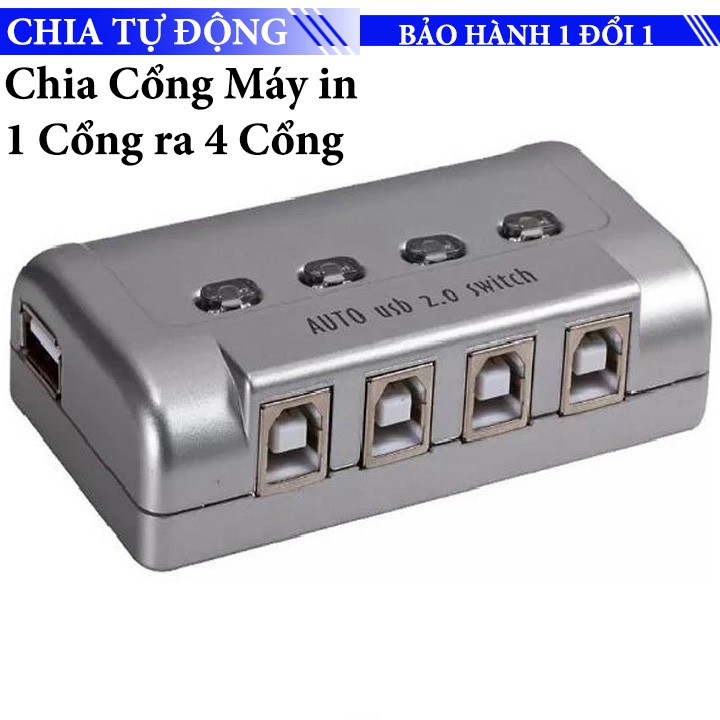 Bộ chia máy in tự động 1 ra 4 máy tính CHÍNH HÃNG MT viki SW241