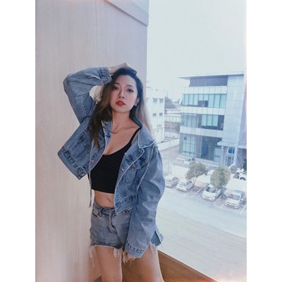 ÁO KHOÁC BÒ JEANS CÓ MŨ