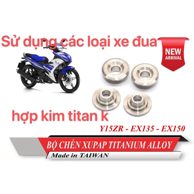 Bộ chén móng supap titan
