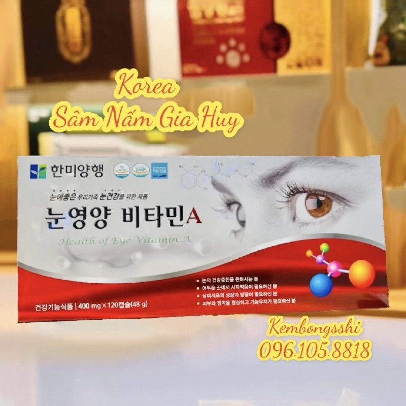 Viên Bổ Mắt Hanmi Hàn Quốc Hộp 120Viên