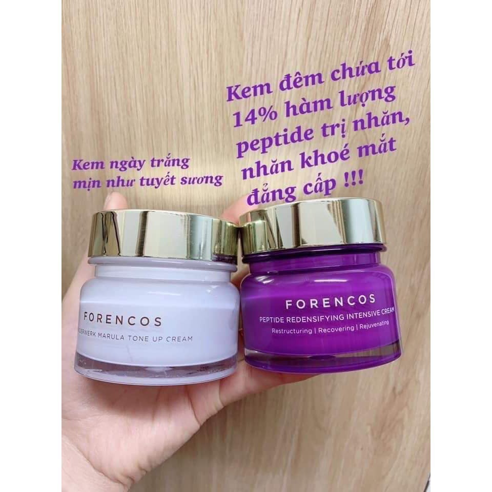Dưỡng Da  Kem Đêm Dưỡng Da Forencos Trắng Wonderwerk Marula Tone Up 50g - Hàn Quốc