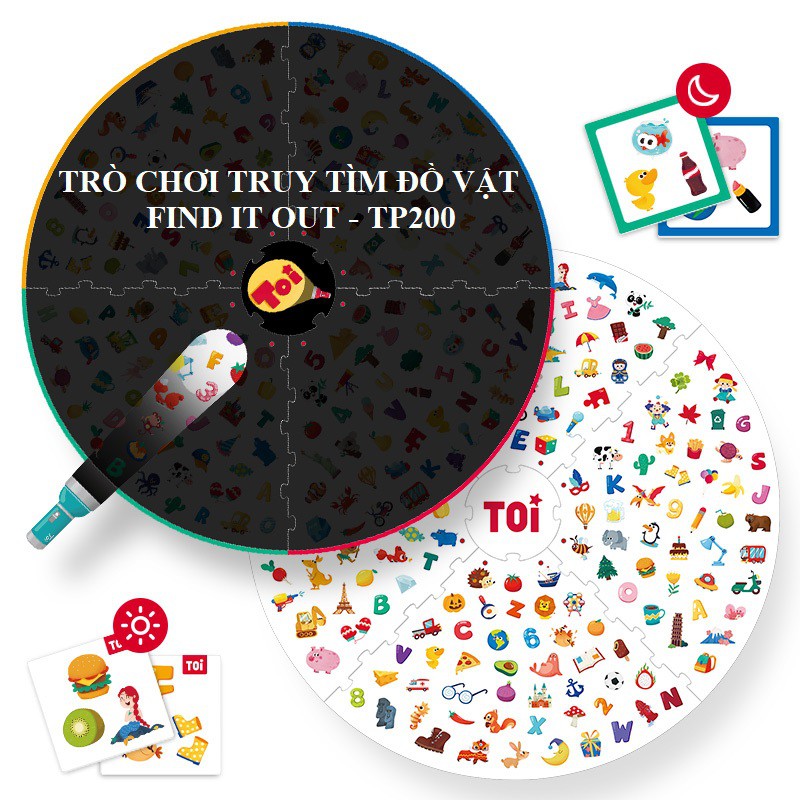 Trò chơi Truy tìm đồ vật chính Hãng TOI Find it out -