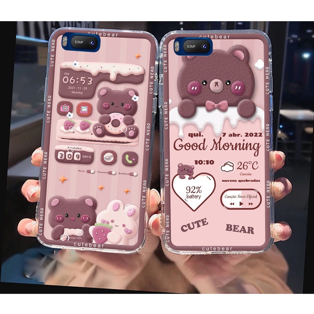 Ốp lưng Vsmart BEE in hình Gấu Hồng, Gấu Be@r, Gấu Nâu , CỰC CHẤT