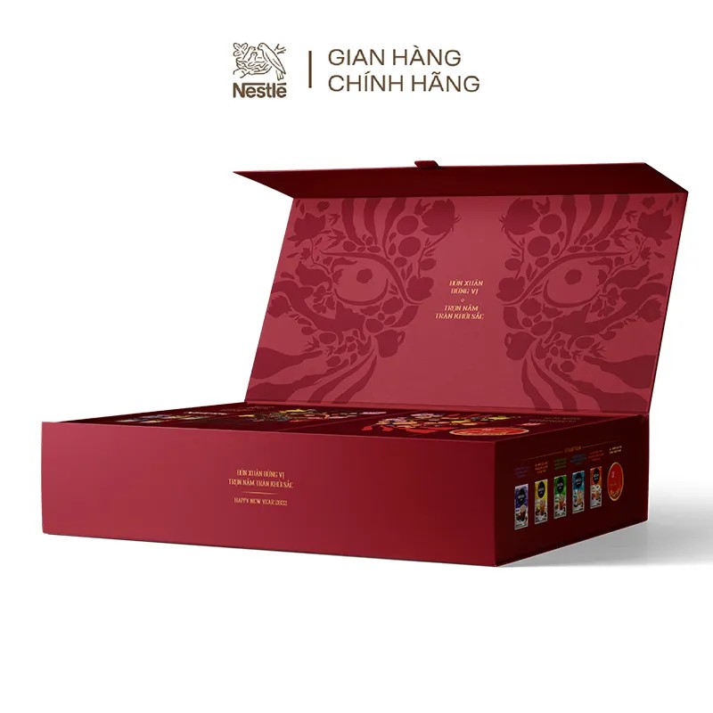 [Mã NESTET -10% ĐH 150K] Hộp quà Tết cao cấp Nescafé x Bánh quy bơ Pháp LU | BigBuy360 - bigbuy360.vn