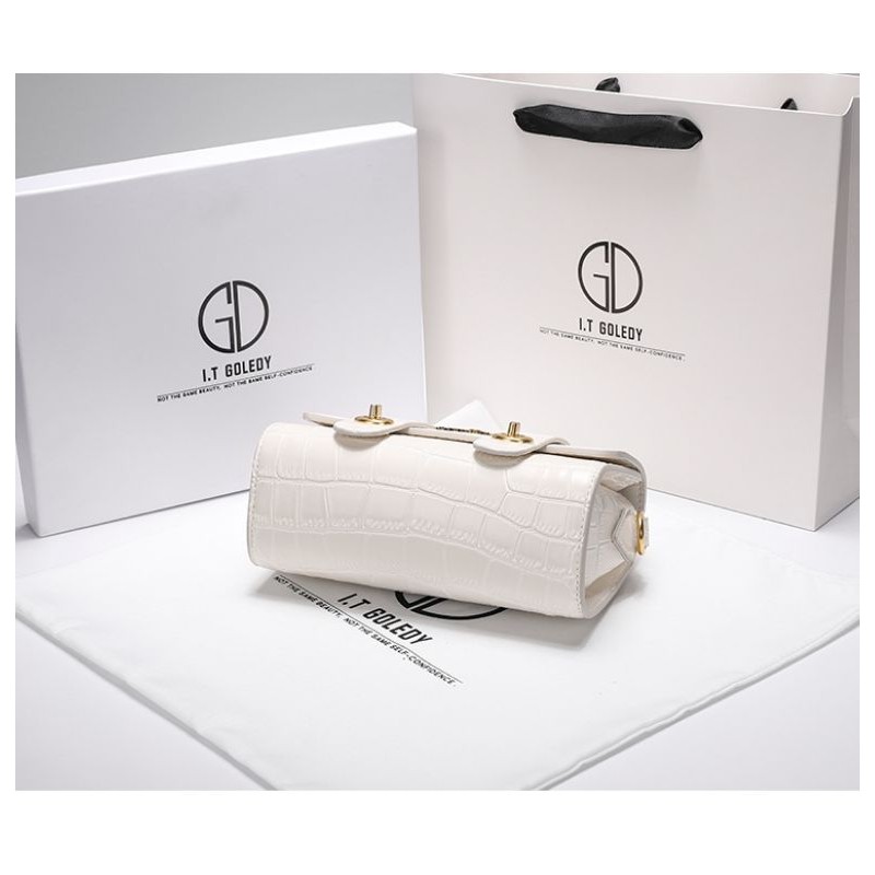 Túi Đeo Chéo  Nữ Hàng Hiệu I.T GOLEDY HONGKONG da thật hàng chính hãng