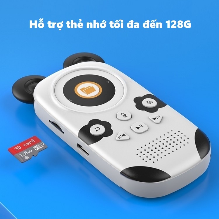 Máy Nghe Nhạc Bluetooth Ruizu X30/ Ruizu X31 Bộ Nhớ Trong 16GB - Máy nghe nhạc hình gấu Ruizu X30/ Ruizu X31