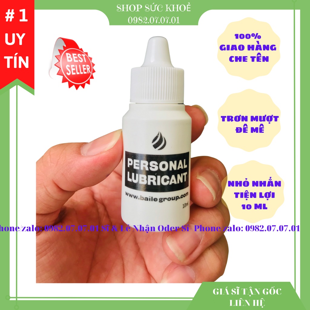 Gel Bôi Trơn Baile 10ml, Chất Gel Trơn Mượt Giúp Giải Quyết Khô Hạn Cho Âm Đạo Rất Tiện Lợi Mọi Nơi, Giá Thành Tiết Kiệm