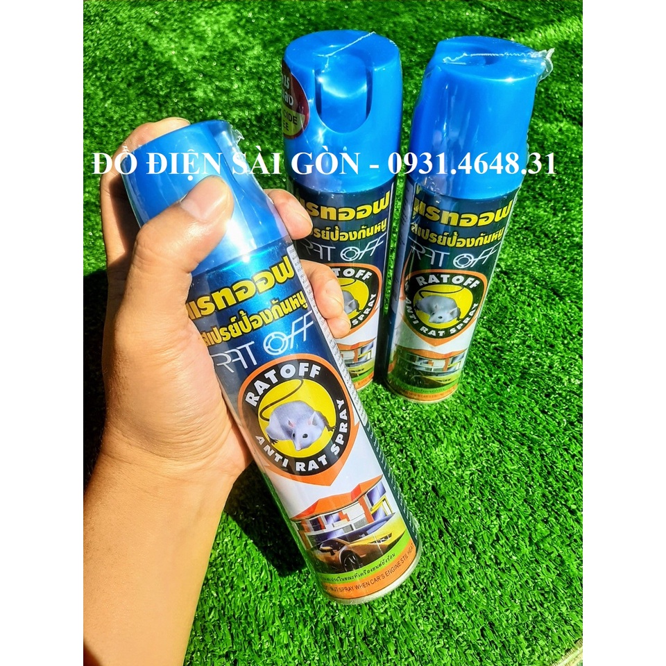 Chai Xịt Đuổi Chuột RAT OFF ANTI RAT SPRAY 300ml Hiệu Qủa Cao