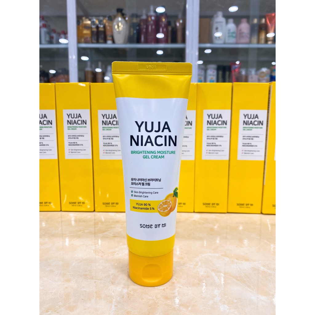 (100ml) Kem Dưỡng Sáng Da Dạng Gel YUJA NIACIN SOME BY MI Brightening Moisture Gel Cream