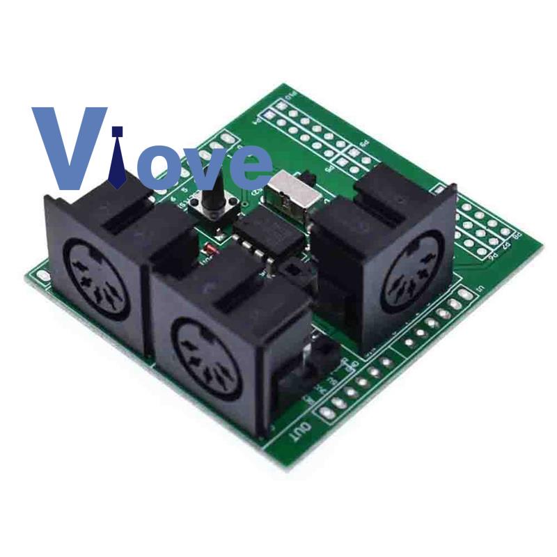 Bảng Mạch Giao Diện Âm Nhạc MIDI Kỹ Thuật Số Dành Cho Arduino Adapter ule