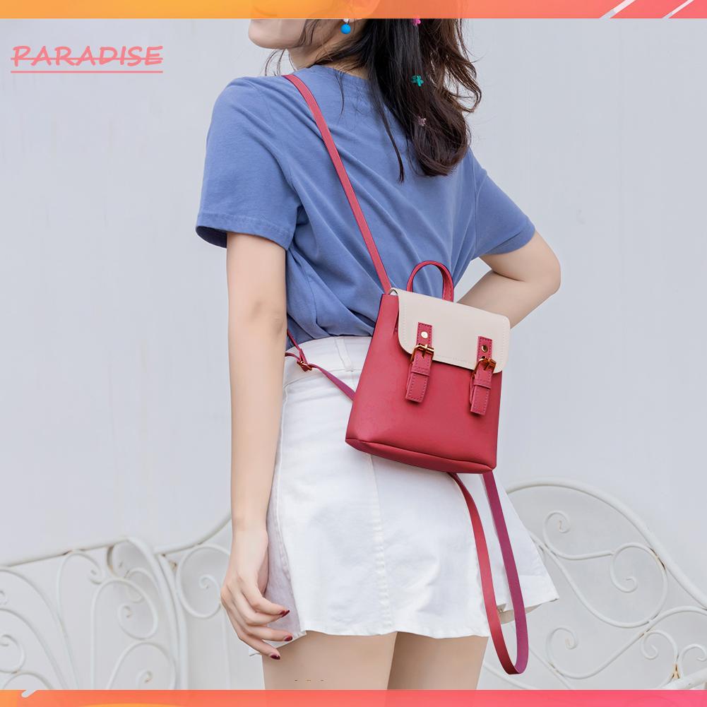 Ba Lô Mini Da PU Xinh Xắn Cho Nữ