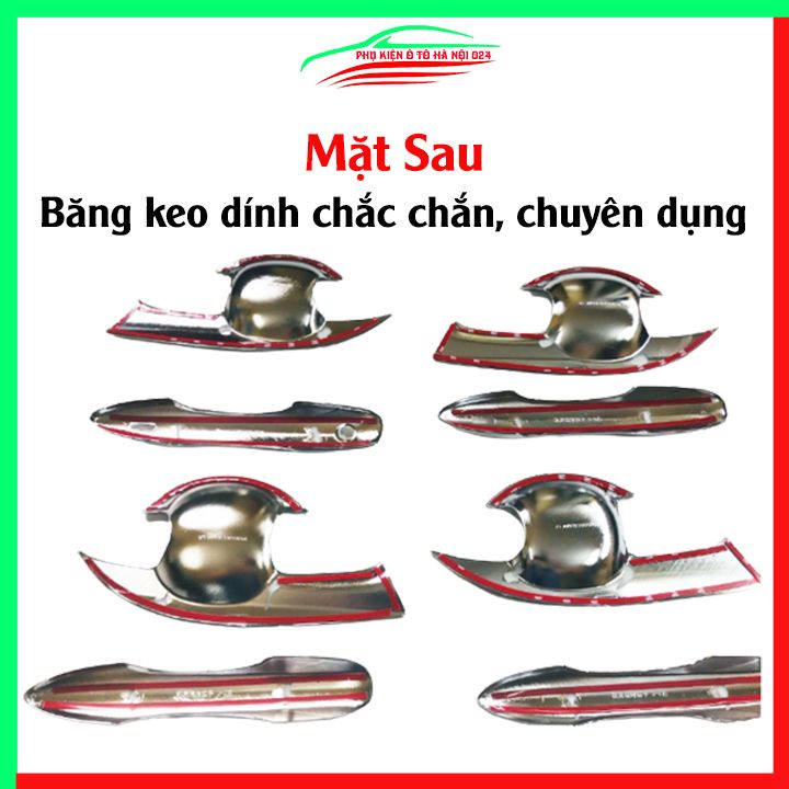 Ốp tay hõm mạ crom Corolla Cross 2020-2023 sáng bóng chống trầy bảo vệ cửa xe ô tô