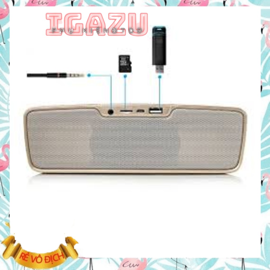 Loa Bluetooth + Đài FM S2025 / Chất lượng âm thanh cực hay / Vỏ kim loại / Hàng chính hãng - IGAZU