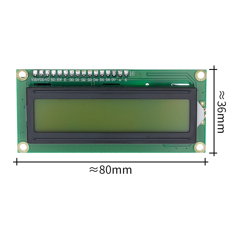 Mô đun chuyển đổi PCF8574 IIC/I2C LCD1602 màn hình xanh dương/xanh lá TENSTAR ROBOT LCD1602+I2C LCD 1602 cho arduino