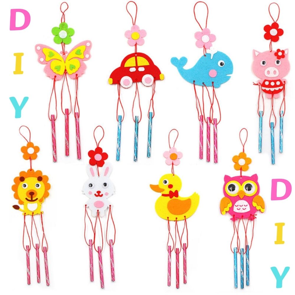 Chuông gió treo trang trí hoạt hình dễ thương cho bé gái