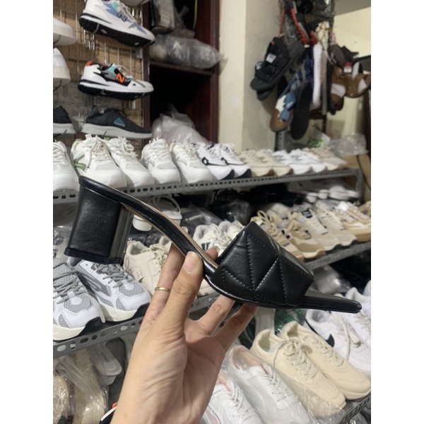 Dép nữ cao gót 5 phân giày sandal quai ngang đẹp,dép xăng đan nữ  thời trang,guốc nữ 7p đi biển đi làm đi chơi