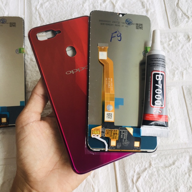 Combo Bộ Vỏ Sườn + Màn Hình Oppo F9 Zin Hàng Cao Cấp (Tặng tuýp keo)