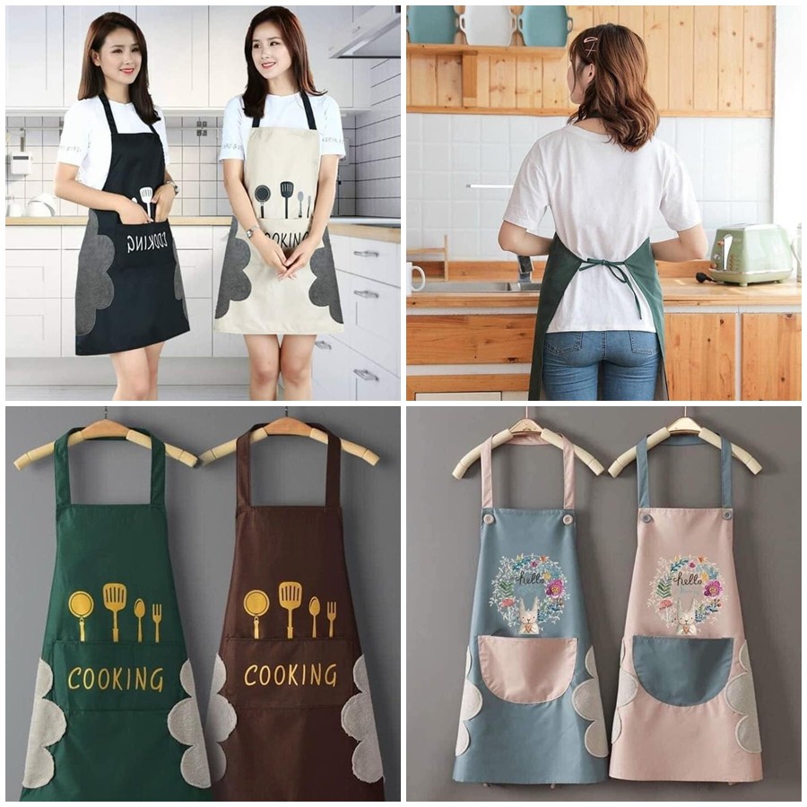 Tạp dề chống thắm nước phong cách Hàn Quốc