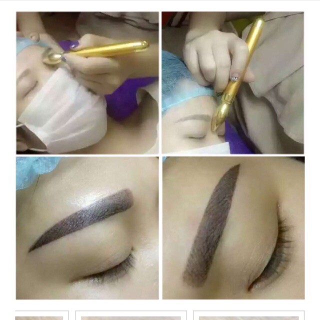 Bút Massage sau phun xăm Môi Mày - Bút chiếc lá giọt nước massage sau phun xăm môi mày - Bút mát xa chữ T sau phun xăm